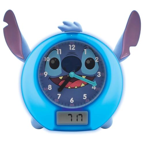 English Disney Stitch Storytelling educational clock and lights