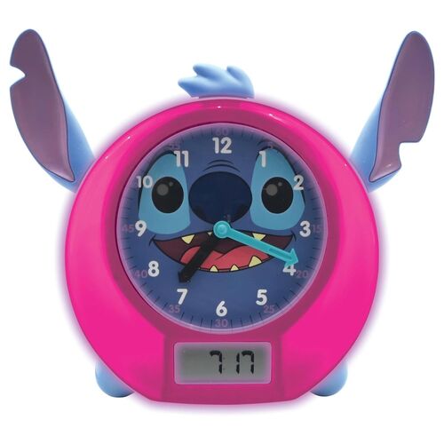 English Disney Stitch Storytelling educational clock and lights