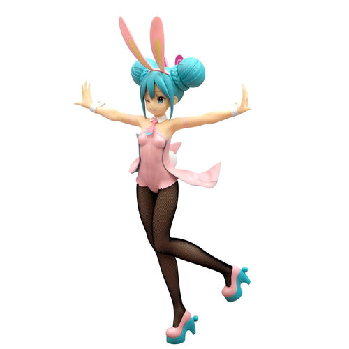 Hatsune Miku Bicute Bunnies Hatsune Miku Wink Pearl Pink figure 30cm