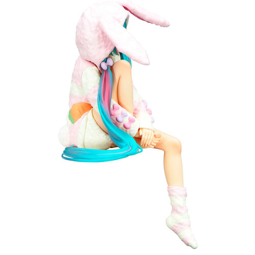 Hatsune Miku Hatsune Miku Rabbit Ear Hood Pajama Noodle Stopper figure 14cm