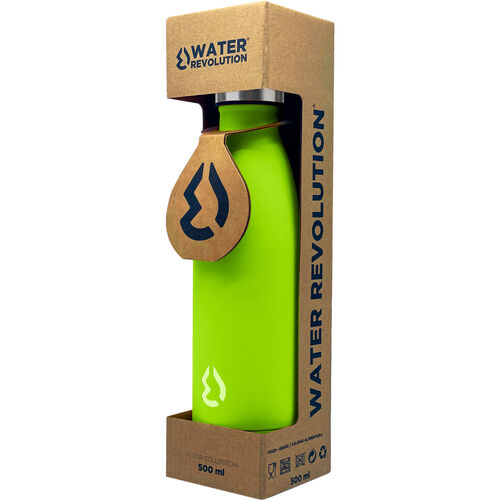 Water Revolution Fluor Green water bottle 500ml