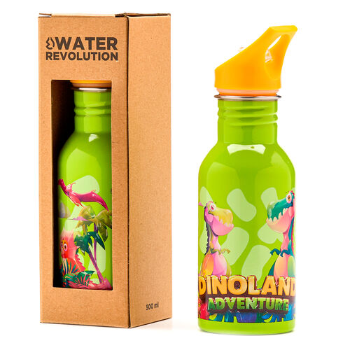 Water Revolution Dinoland stainless steel bottle 500ml