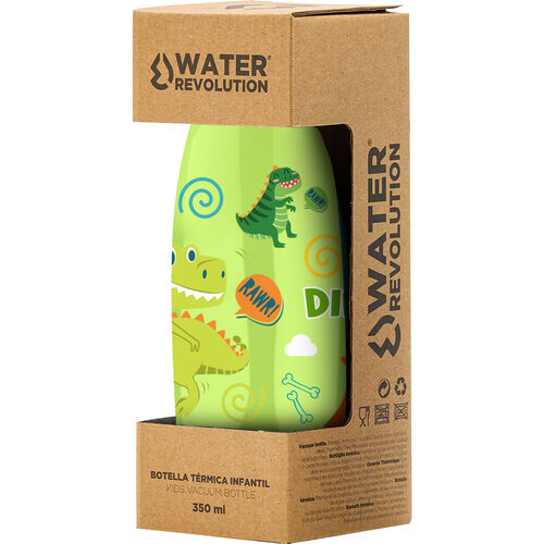 Botella Dino Raw Water Revolution 350ml termo