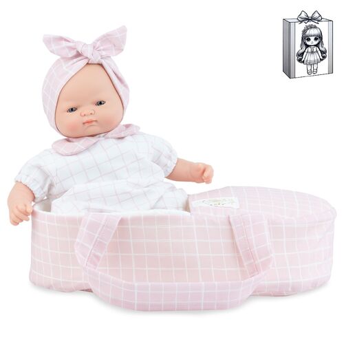 Sueecitos Doll in cradle 26cm