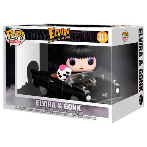 Figura POP Rides Deluxe Elvira Mistress of the Dark Elvira & Gonk