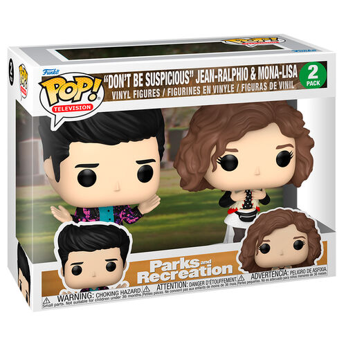 Blister 2 figures POP Parks and Recreation Dont Be Suspicious Jean-Ralphio & Mona-Lisa