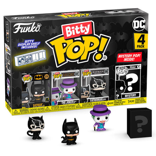 Assorted Blister 4 figures Bitty POP DC Comics Batman 85th Anniversary