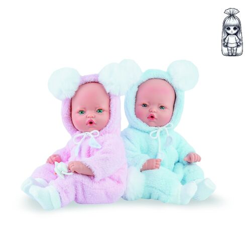 Pitus Soft blue Doll 40cm