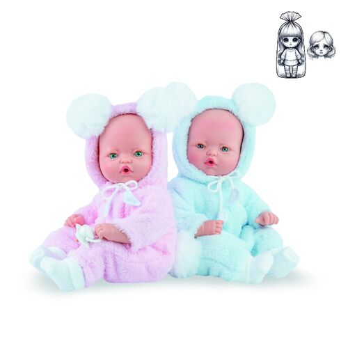 Pitus Soft blue Doll 40cm