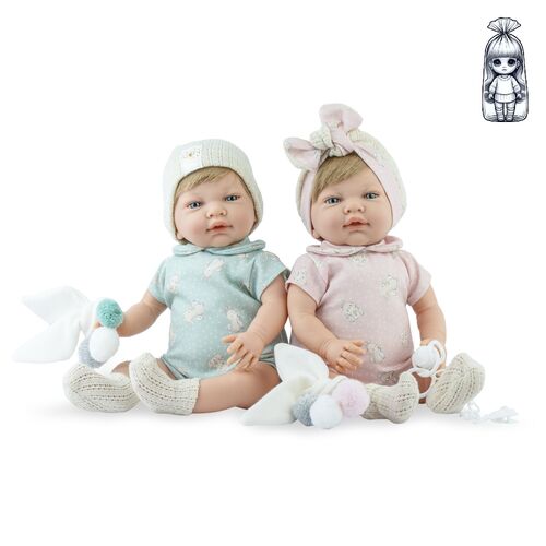 Rabbit Sweet Baby boy Doll 42cm