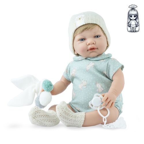 Rabbit Sweet Baby boy Doll 42cm