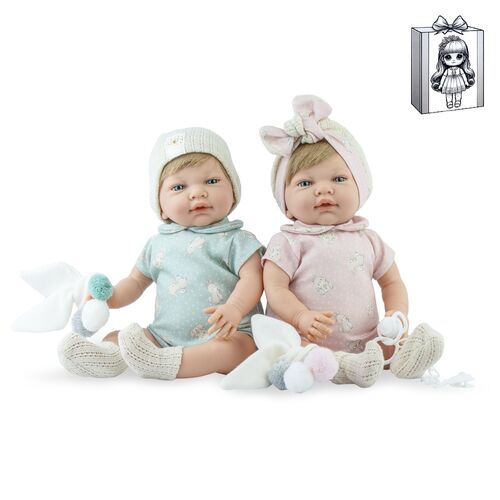 Rabbit Sweet Baby boy Doll 42cm