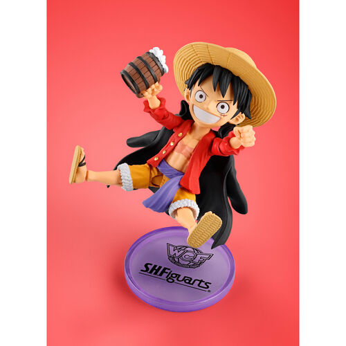 Figura S.H Figuarts Monkey D. Luffy World Collectable One Piece 7,5cm