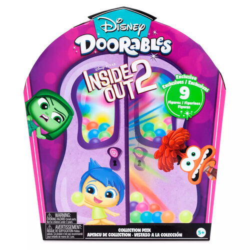 Set 9 figuras Del Reves 2 Doorables Disney Pixar 4cm