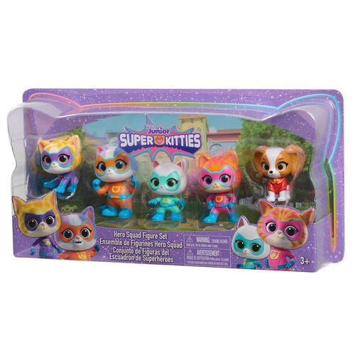 SuperKitties Hero Squad pack 5 figures 7,5cm