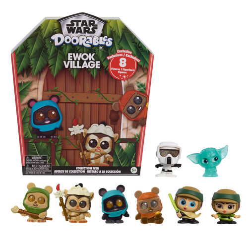 Doorables Star Wars Ewok Collection Peek pack 8 figures