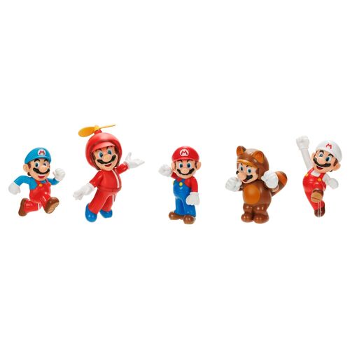 Super Mario Bros blister 5 figures 6cm