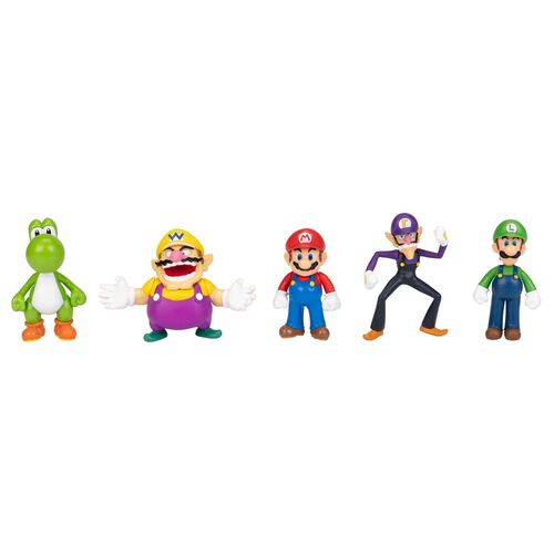 Super Mario Bros blister 5 figures 6cm