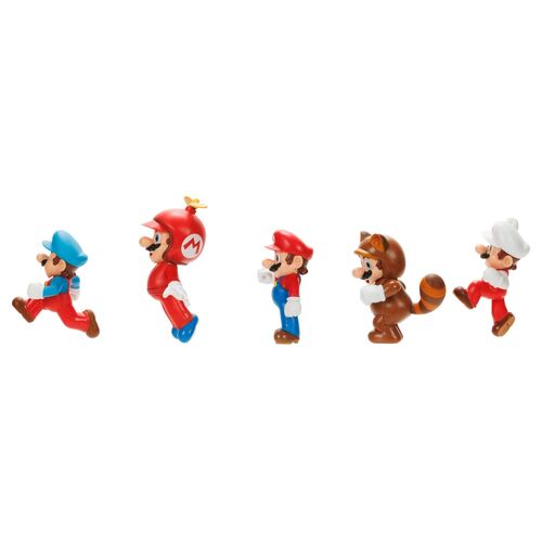 Super Mario Bros blister 5 figures 6cm