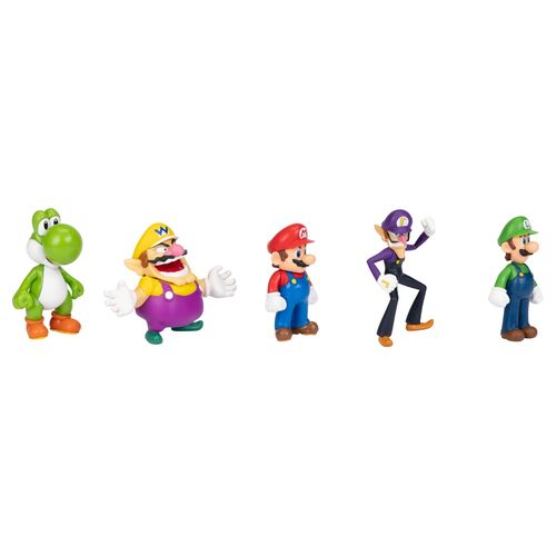 Super Mario Bros blister 5 figures 6cm