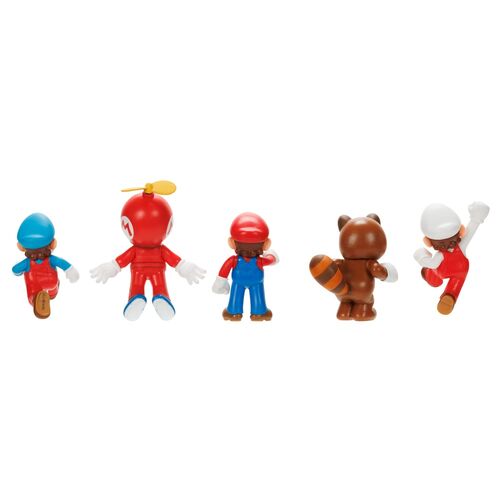 Super Mario Bros blister 5 figures 6cm