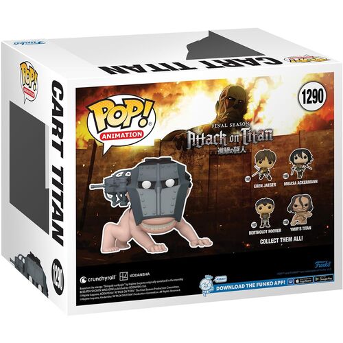 Figura Pop Super Attack On Titan Cart Titan Exclusive