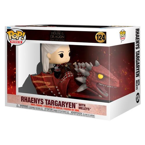 POP figure Rides Deluxe Game of Thrones House of the Dragon Rhaenys Targaryen with Meleys