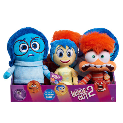 English Disney Pixar Inside Out 2 assorted plush toy 25cm