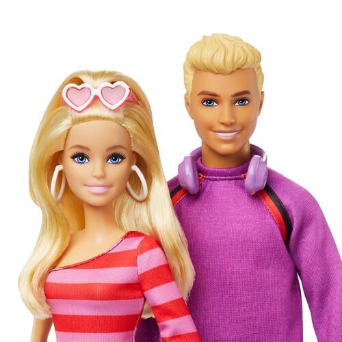 Barbie pack 2 Barbie and Ken Skaters dolls