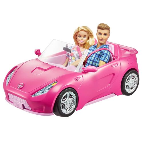 Barbie Dolls + wardrobe + convertible