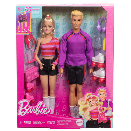 Barbie pack 2 Barbie and Ken Skaters dolls