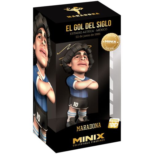 Figura Minix Gol del siglo Maradona 12cm