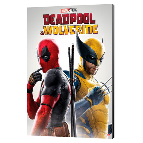 Cuadro madera Wolverine & Deadpool Marvel