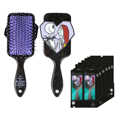 Disney Nightmare Before Christmas Jack & Sally hairbrush