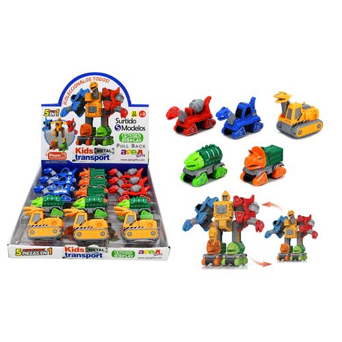 Transformers 5 in 1 11cm assorted