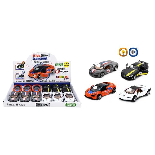 Sports car light and sound assorted