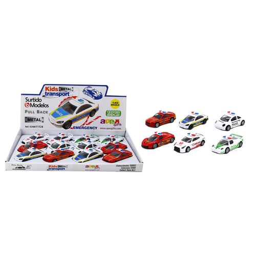 Police Car 1:43 assorted