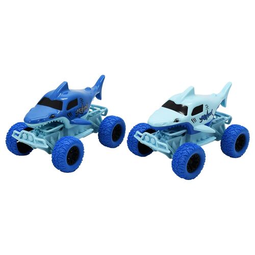 Monster Tiburon inertia car with light and sound assorted