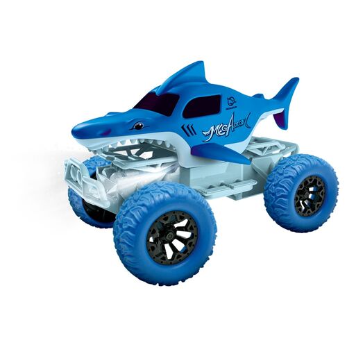 Monster Tiburon inertia car with light and sound assorted