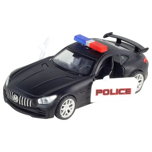 Coche Policia luz y sonido 1:32 surtido