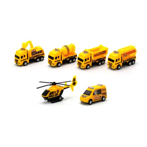 Emergency Vehicles set 5pcs assorted