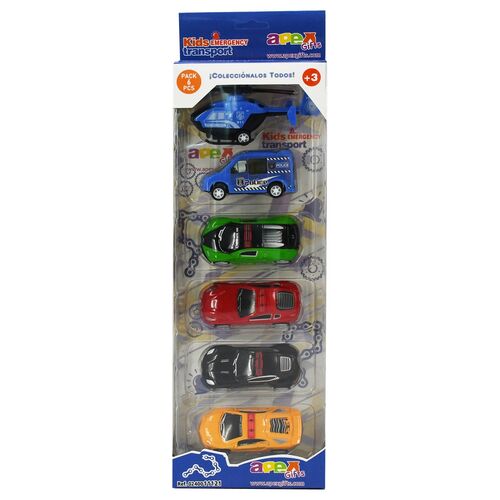 Emergency Vehicles set 5pcs assorted