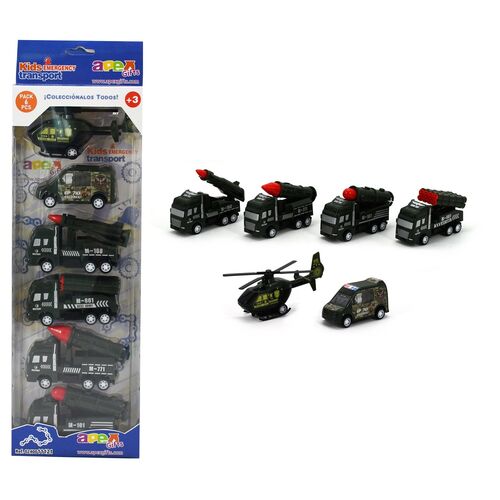 Emergency Vehicles set 5pcs assorted