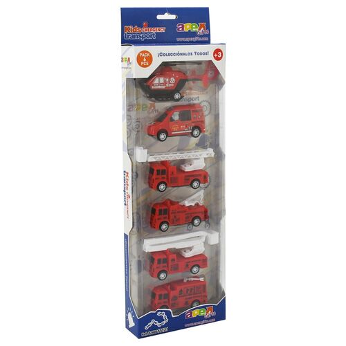 Emergency Vehicles set 5pcs assorted