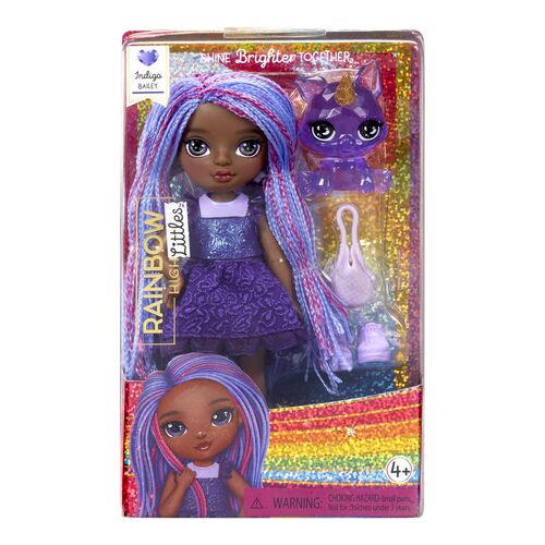 Rainbow High little fashion Indigo purple doll