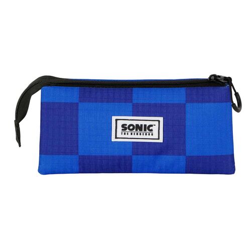 Sonic the Hedgehog triple pencil case