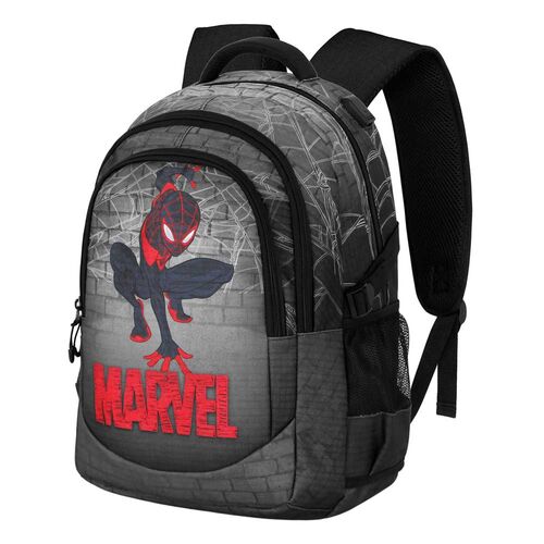 Mochila Spin Spiderman Marvel 44cm adaptable