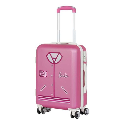 Barbie Varsity ABS 4wheels trolley suitcase 55cm