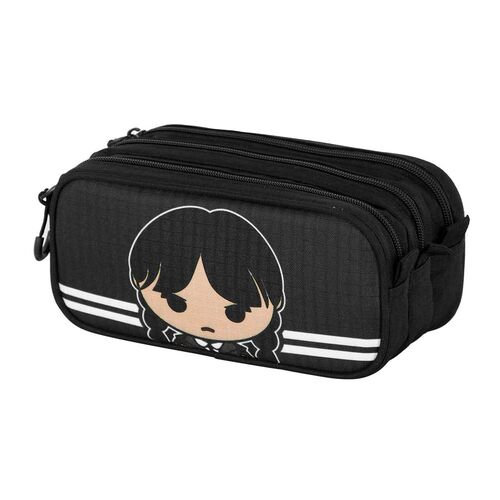 Wednesday Cute triple pencil case