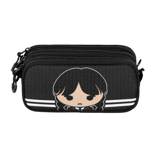 Wednesday Cute triple pencil case